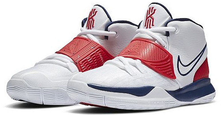 (PS) Nike Kyrie 6 '美国白' BQ5600-102 Lookbook (PS) Nike Kyrie 6 '美国白' BQ5600-102