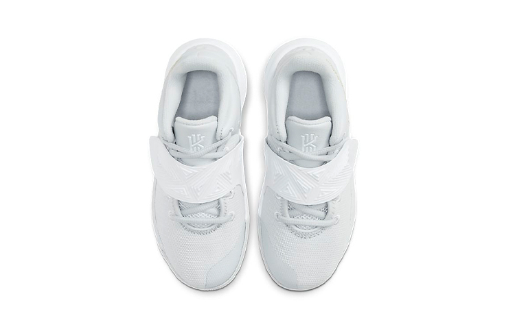 Shop (PS) Nike Kyrie Flytrap 3 'Pure Platinum' Sepatu Basket Silver BQ5621-007