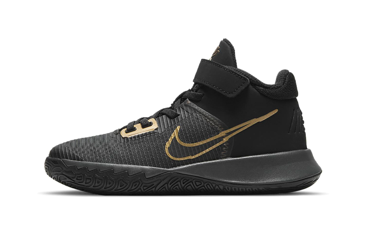 (Preschool) Nike Kyrie Flytrap 4 'Black Gold' CT5536-005