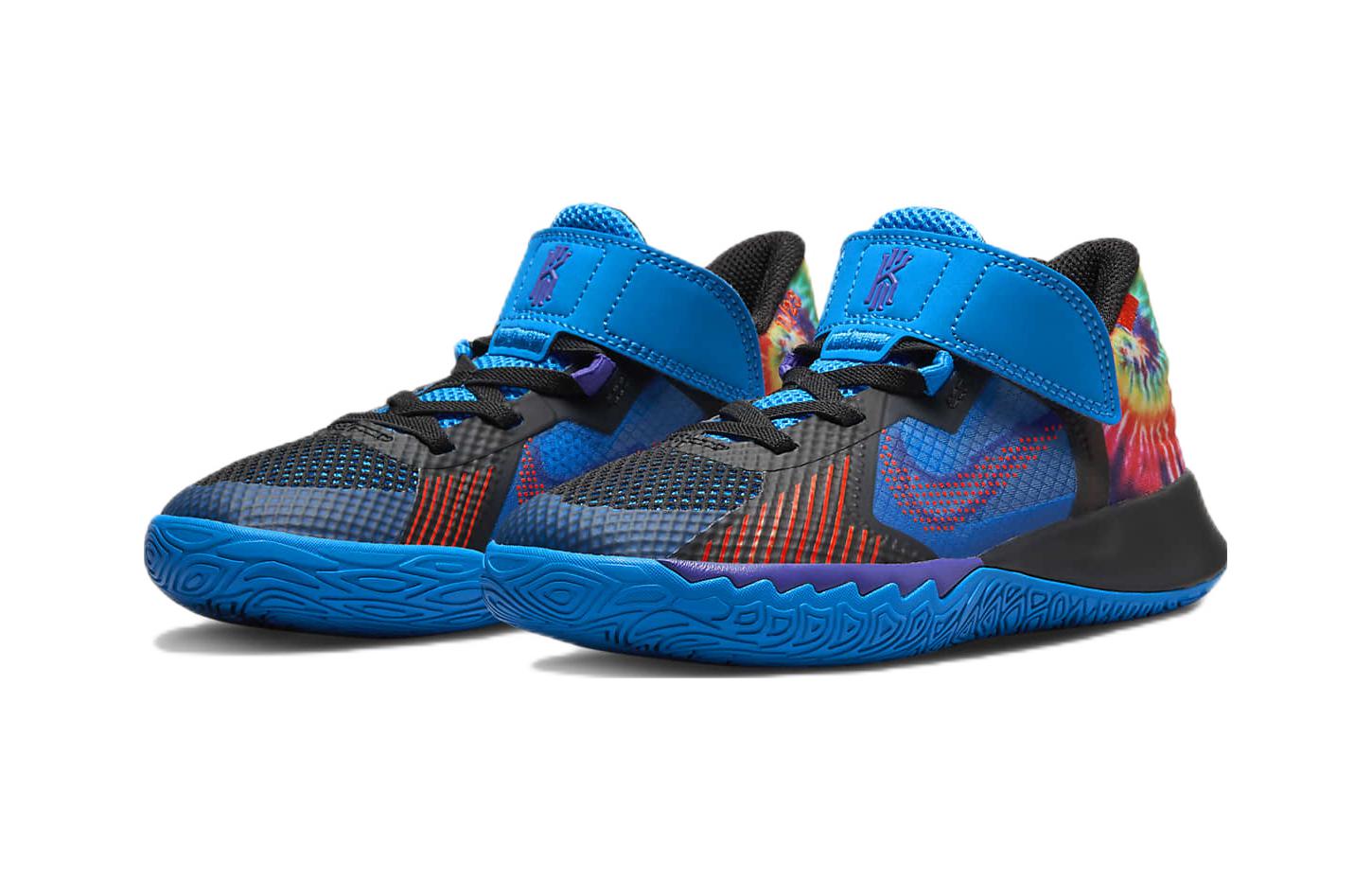 Lookbook (PS) Nike Kyrie Flytrap 5 'Tie-Dye' Lelaran Corak Ikat Warna DD0339-410