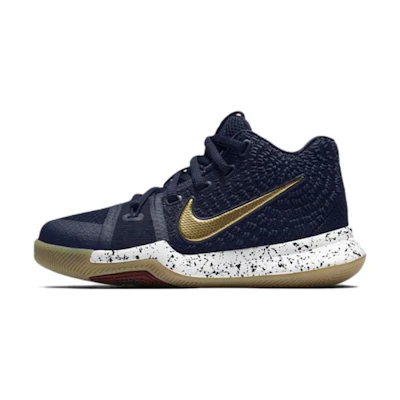 (PS) Nike Kyrie Irving 3 'Obsidian Metallic Gold Summit White'