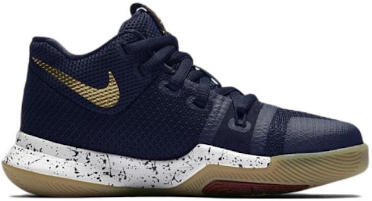 (PS) Nike Kyrie Irving 3 'Obsidian Emas Metalik Putih Summit' 869985-400 Order (PS) Nike Kyrie Irving 3 'Obsidian Emas Metalik Putih Summit' 869985-400