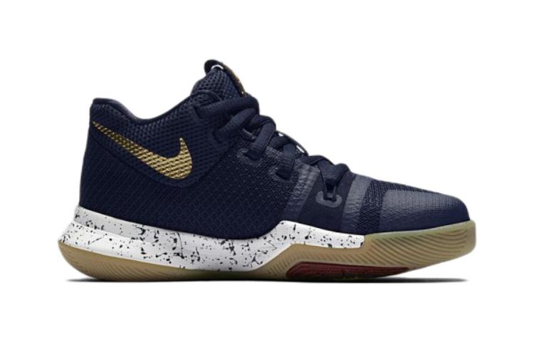 Order BP幼童 Nike Kyrie 3 “金色典藏” 歐文3 實戰籃球鞋 藍棕白