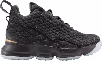 (Preschool) Nike Lebron 15 'Black Metallic Gold' 922812-006 (Preschool) Nike Lebron 15 'Black Metallic Gold' 922812-006