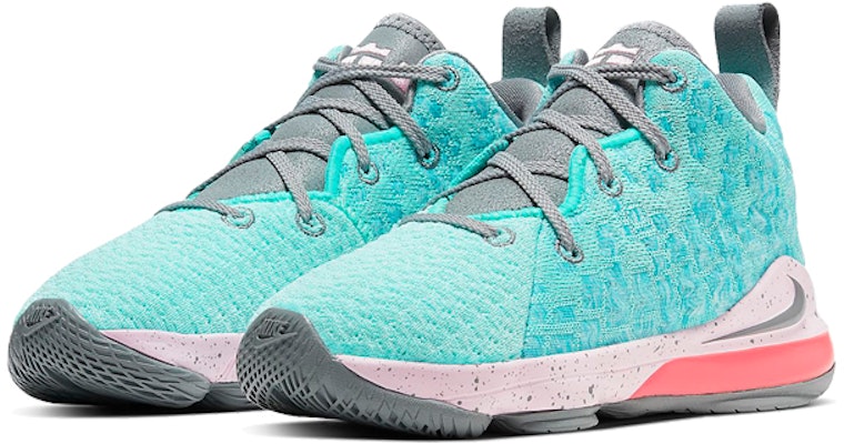 (Preschool) Nike LeBron 17 'South Beach' BQ5595-444 Lookbook (Preschool) Nike LeBron 17 'South Beach' BQ5595-444