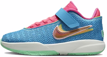 (Preschool) Nike LeBron 20 'Laser Blue' DQ8648-400 (Preschool) Nike LeBron 20 'Laser Blue' DQ8648-400