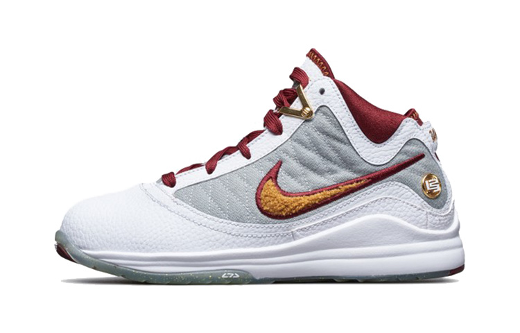 (Preschool) Nike LeBron 7 MVP 2020 'White Bronze Team Red' CZ8889-100