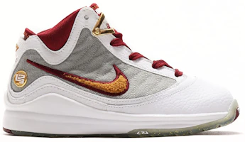 (Preschool) Nike LeBron 7 MVP 2020 'White Bronze Team Red' CZ8889-100 (Preschool) Nike LeBron 7 MVP 2020 'White Bronze Team Red' CZ8889-100