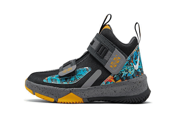 (Preschool) Nike LeBron Soldier 13 BP 'Black Blue' AR7586-070