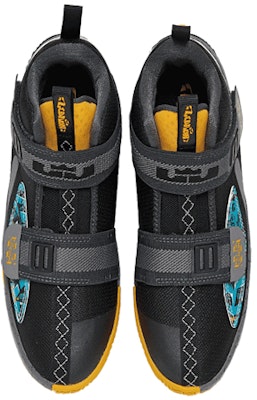 (Preschool) Nike LeBron Soldier 13 BP 'Black Blue' AR7586-070 Lookbook (Preschool) Nike LeBron Soldier 13 BP 'Black Blue' AR7586-070