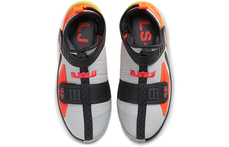 Lookbook BP幼童 Nike LeBron Soldier 13 FlyEase 詹姆斯 高筒13 灰橙