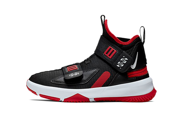 Buy 中童 Nike Zoom Soldier 13 FlyEase 高筒 籃球鞋 黑紅