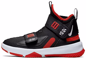 (Preschool) Nike LeBron Soldier 13 FlyEase 'Red Black' CQ4644-600 (Preschool) Nike LeBron Soldier 13 FlyEase 'Red Black' CQ4644-600