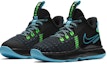 Lookbook (PS) Nike LeBron Witness 5 'Hitam Biru Muda' CT4630-004