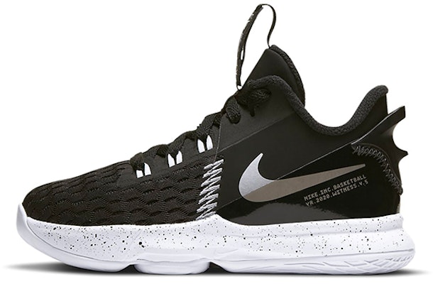 (Preschool) Nike LeBron Witness 5 'Black Metallic Silver' CT4630-001 Buy (Preschool) Nike LeBron Witness 5 'Black Metallic Silver' CT4630-001