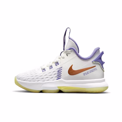 (PS) Nike Lebron Witness 5 'White Purple'