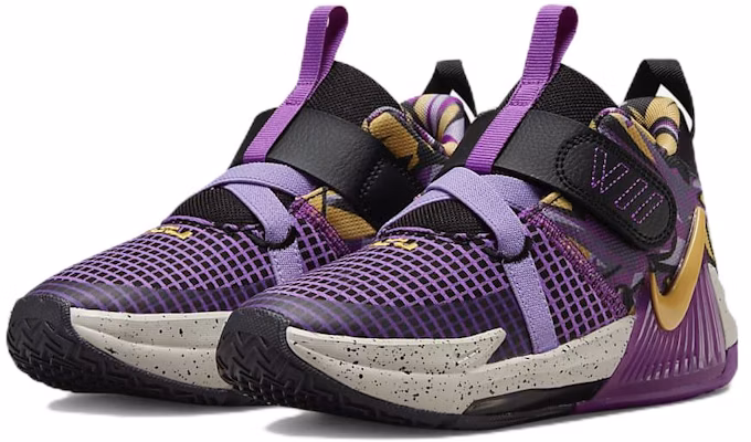 (Preschool) Nike LeBron Witness 7 SE 'Lakers Graffiti' FD0210-001 Lookbook (Preschool) Nike LeBron Witness 7 SE 'Lakers Graffiti' FD0210-001