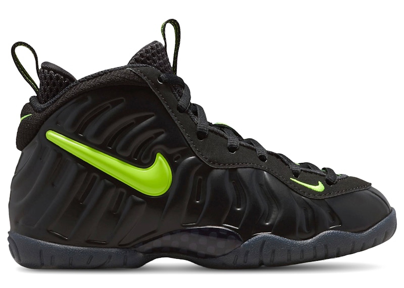 (Preschool) Nike Little Posite Pro 'Black Voltage Yellow' IQ7232-001