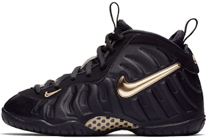 (Preschool) Nike Little Posite Pro 'Black Metallic Gold' 843755-010 (Preschool) Nike Little Posite Pro 'Black Metallic Gold' 843755-010