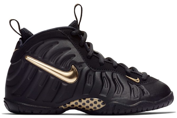 (Preschool) Nike Little Posite Pro 'Black Metallic Gold' 843755-010 Order (Preschool) Nike Little Posite Pro 'Black Metallic Gold' 843755-010
