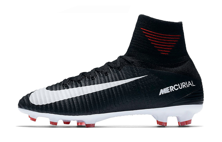 Buy 兒童 Nike JR Mercurial Superfly 5 刺客 11 DF FG 硬地 高幫足球鞋 黑白紅