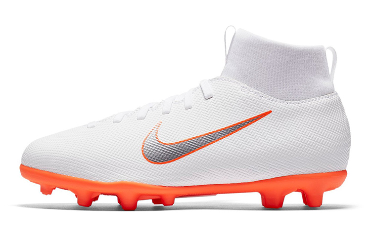 (Preschool) Nike Mercurial Superfly 6 Club FG/MG 'White Orange' AH7339-107