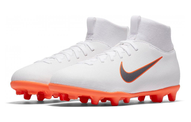 Lookbook (PS) 나이키 머큐리얼 슈퍼플라이 6 클럽 FG/MG '화이트 오렌지' AH7339-107