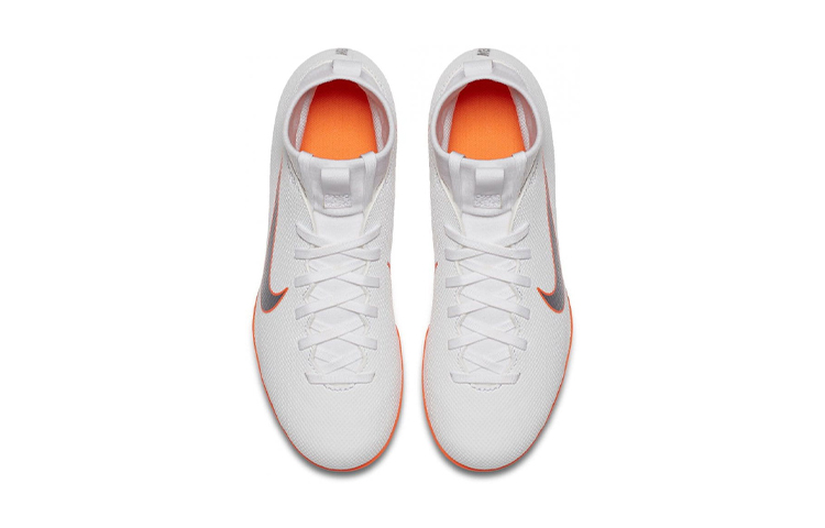 Shop (PS) 나이키 머큐리얼 슈퍼플라이 6 클럽 FG/MG '화이트 오렌지' AH7339-107