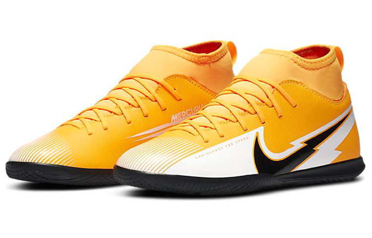Lookbook (PS) ナイキ マーキュリアル スーパーフライ 7 クラブ IC (黄/黒) AT8153-801