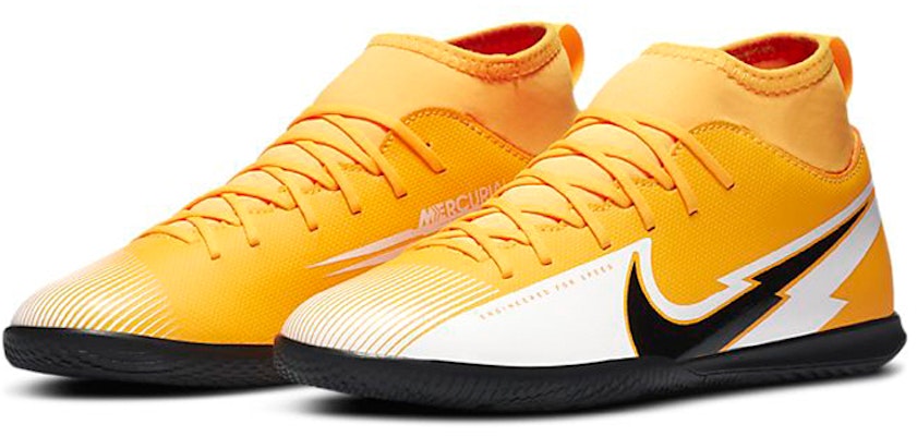 (Preschool) Nike Mercurial Superfly 7 Club IC 'Yellow Black' AT8153-801 Lookbook (Preschool) Nike Mercurial Superfly 7 Club IC 'Yellow Black' AT8153-801