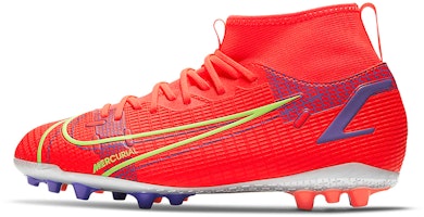 (Preschool) Nike Mercurial Superfly 8 Academy AG Artificial Grass 'Dark Red Purple' CV0732-600 (Preschool) Nike Mercurial Superfly 8 Academy AG Artificial Grass 'Dark Red Purple' CV0732-600