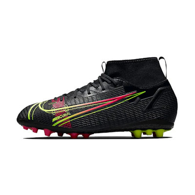 (Youth) Nike Mercurial Superfly 8 Academy AG Artificial Grass Black