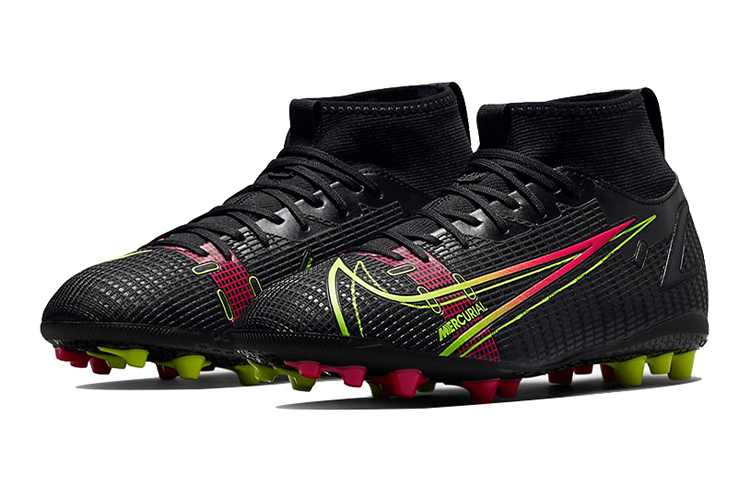 (Youth) Nike Mercurial Superfly 8 Academy AG Artificial Grass Black 圖 3