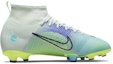 Order 兒童 Nike Mercurial Superfly 8 刺客 14 Pro FG 硬地型 減震耐磨輕巧 高筒 足球鞋 綠藍色