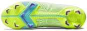 Details for 兒童 Nike Mercurial Superfly 8 刺客 14 Pro FG 硬地型 減震耐磨輕巧 高筒 足球鞋 綠藍色