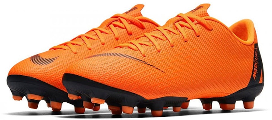 (Preschool) Nike Mercurial Vapor 12 Academy MG 'Orange Black' AH7347-810 Lookbook (Preschool) Nike Mercurial Vapor 12 Academy MG 'Orange Black' AH7347-810