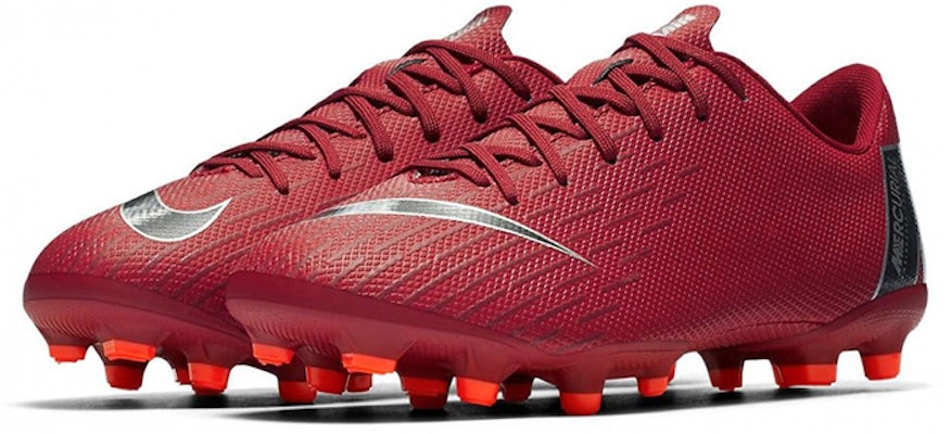 (Preschool) Nike Mercurial Vapor 12 Academy MG 'Red Black Silver' AH7347-606 Lookbook (Preschool) Nike Mercurial Vapor 12 Academy MG 'Red Black Silver' AH7347-606
