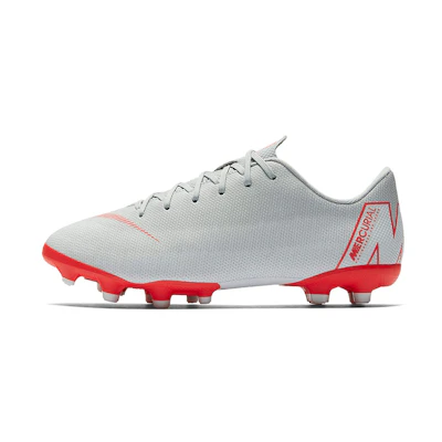 (Youth) Nike Mercurial Vapor 12 Academy MG 'Wolf Grey Crimson'