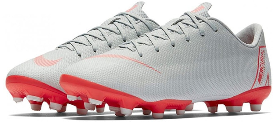兒童 Nike JR Mercurial Vapor 12 刺客 12 Academy MG 多場地足球鞋 灰紅 Lookbook 兒童 Nike JR Mercurial Vapor 12 刺客 12 Academy MG 多場地足球鞋 灰紅