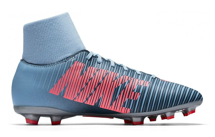 Order (PS) Nike Mercurial Victory 5 FG JR ''Blau Schwarz High-Top'' Fußballschuhe 903600-400