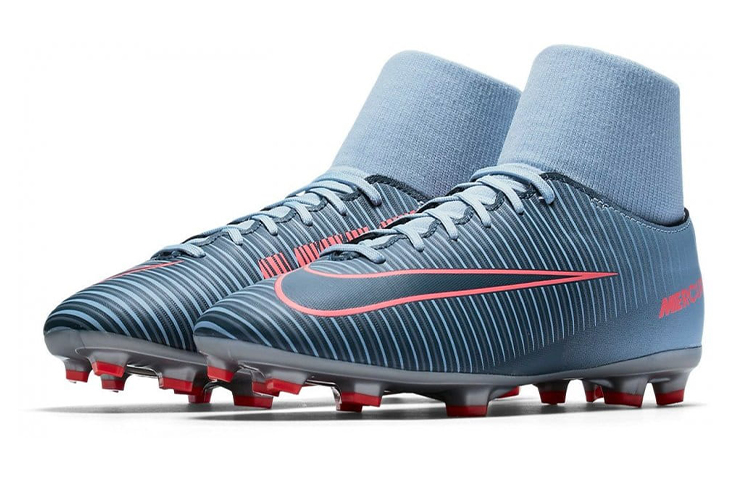 Lookbook (PS) Nike Mercurial Victory 5 FG JR ''Blau Schwarz High-Top'' Fußballschuhe 903600-400