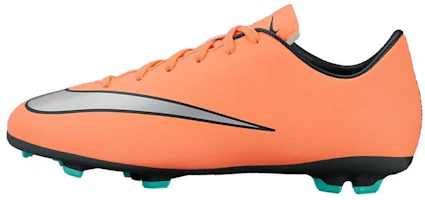 (Preschool) Nike Mercurial Victory 5 FG Junior 'Orange Silver' 651634-803 (Preschool) Nike Mercurial Victory 5 FG Junior 'Orange Silver' 651634-803