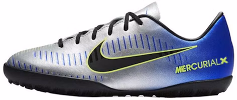 (Preschool) Nike MercurialX Victory 6 'Neymar JR TF Silver Blue' 921494-407 (Preschool) Nike MercurialX Victory 6 'Neymar JR TF Silver Blue' 921494-407