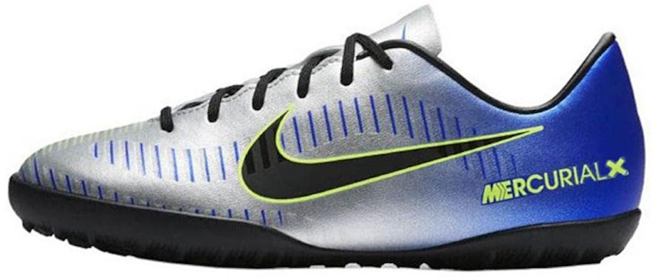 (Preschool) Nike MercurialX Victory 6 'Neymar JR TF Silver Blue' 921494-407 Buy (Preschool) Nike MercurialX Victory 6 'Neymar JR TF Silver Blue' 921494-407