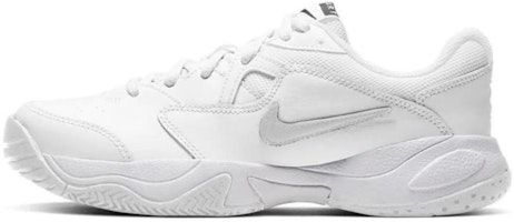 (Preschool) Nike NikeCourt Jr. Lite 2 Older ' Tennis Shoe 'White Grey' CD0440-102 (Preschool) Nike NikeCourt Jr. Lite 2 Older ' Tennis Shoe 'White Grey' CD0440-102