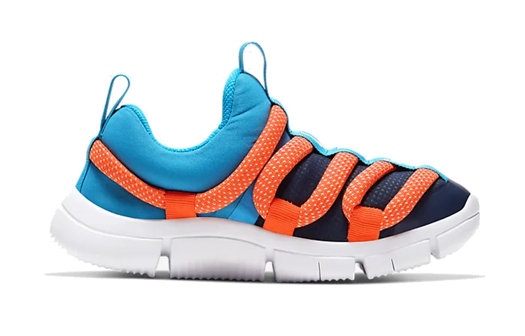 Order (PS) Sepatu Kasual Olahraga Nike Novice 'Biru Tua Oranye' AQ9661-402