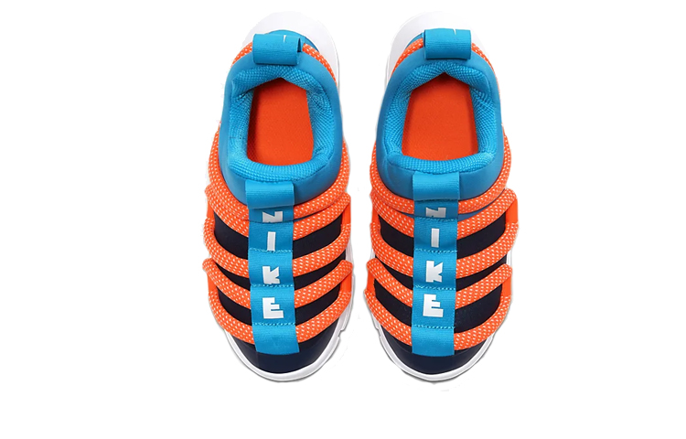 Lookbook (PS) Sepatu Kasual Olahraga Nike Novice 'Biru Tua Oranye' AQ9661-402