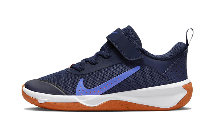 Buy (Preschool) Nike Omni Multi-Court 'Midnight Navy Safety Orange' DM9026-400