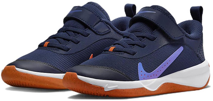(Preschool) Nike Omni Multi-Court 'Midnight Navy Safety Orange' DM9026-400 Lookbook (Preschool) Nike Omni Multi-Court 'Midnight Navy Safety Orange' DM9026-400