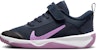 (PS) Nike Omni Multi-Court 'Obsidian Rush Fuchsia' - Biru Gelap & Merah Jambu. DM9026-401